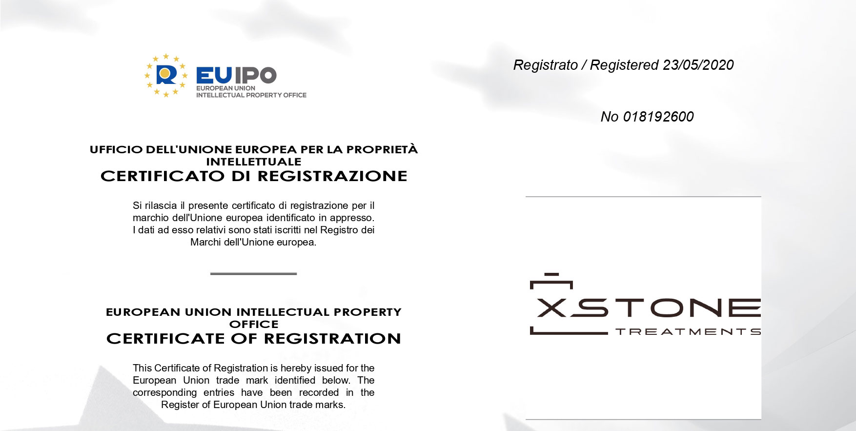 Certificato Euipo